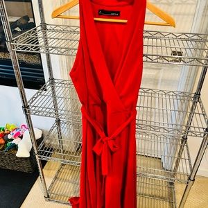 High low Red dress